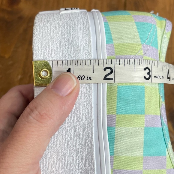 Vans women’s size 11 stackform sneaker pastel picnic plaid sneakers - Picture 10 of 10